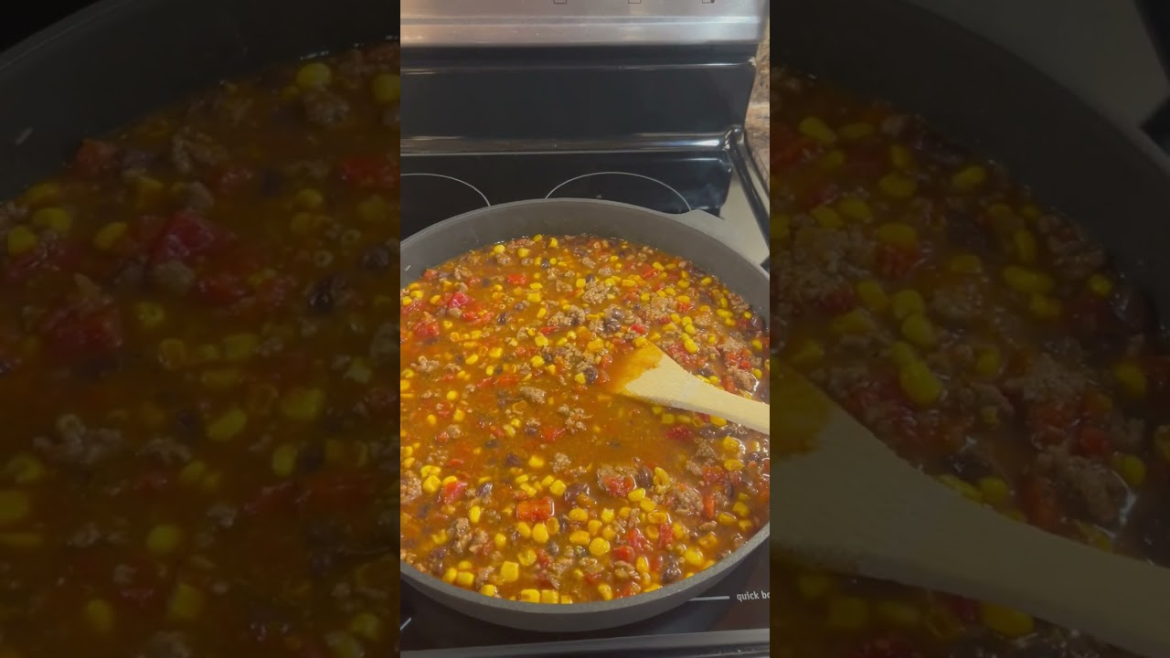 Замороженное блюдо - Простой чили с макаронами
