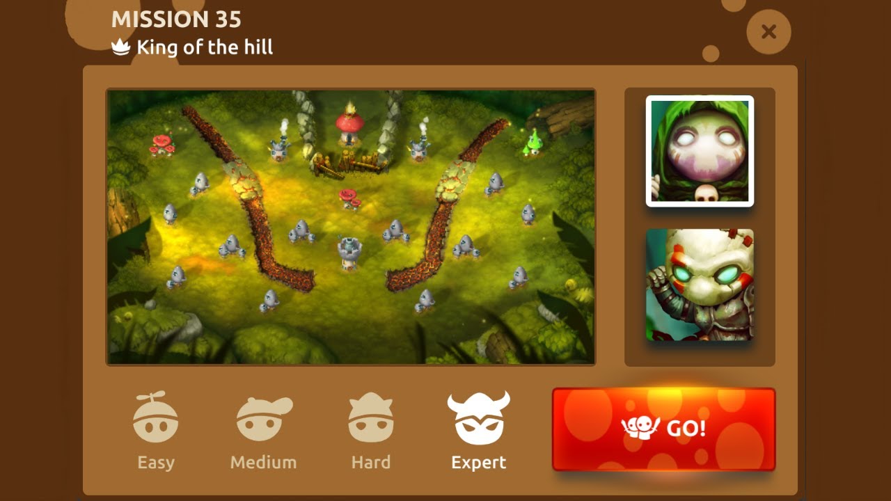 Mission 35 | Episode 2 | Walkthrough Campaign | Mushroom Wars 2