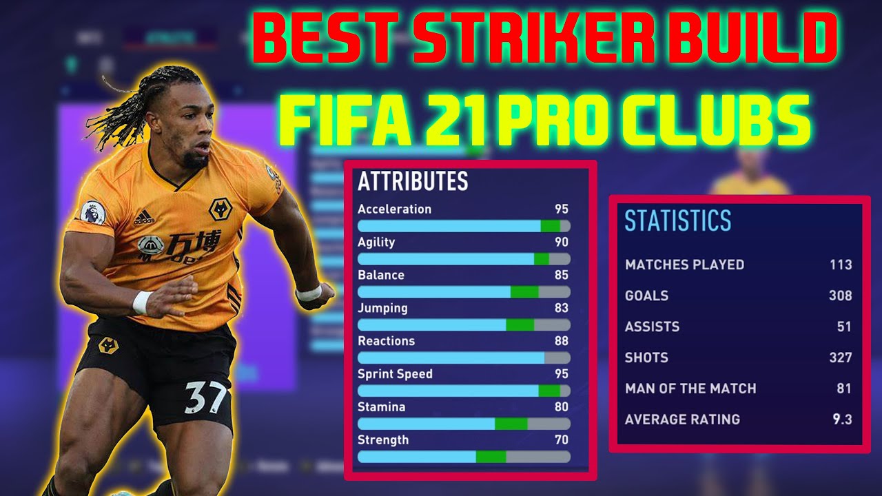 BEST STRIKER BUILD *OP SPEED* | FIFA 21 Pro Clubs | SPEED AND STRENGTH!