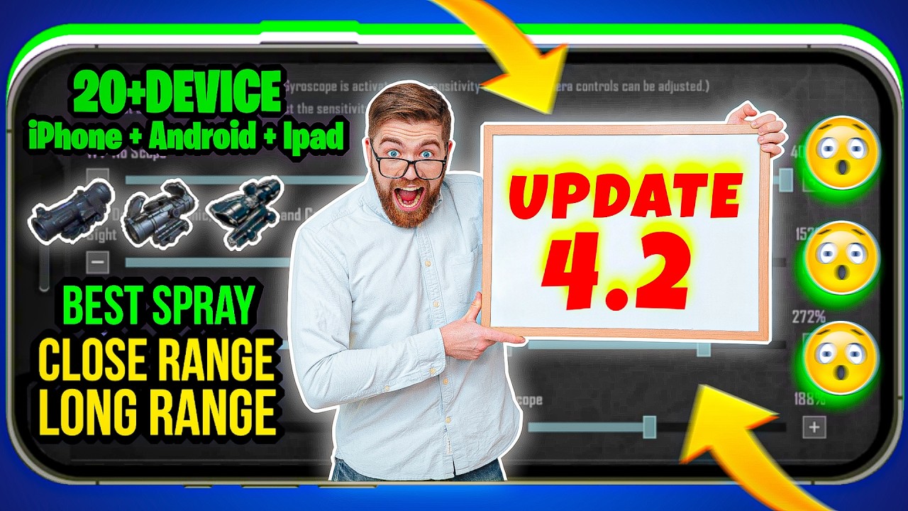 New Best sensitivity and All Basic Advance Control Settings for all devices in BGMI/PUBGM