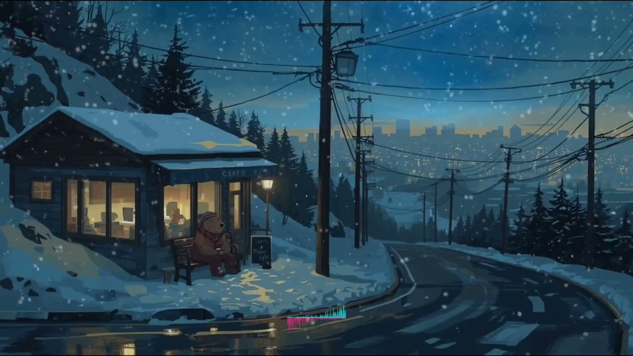 Lofi Chill and Relaxation with Capybara for a Tranquil Day ❄️ Soft and Calm Lofi Beats