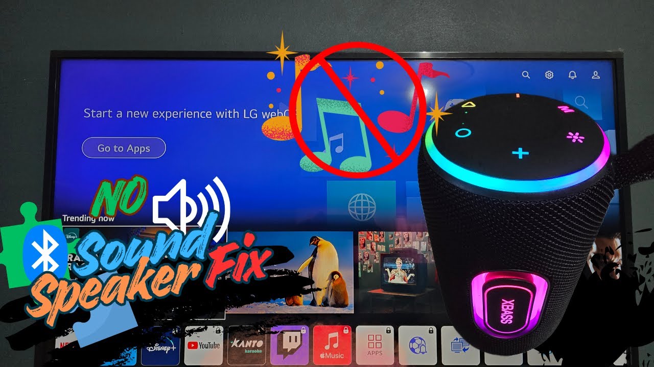 Bluetooth Speaker Connected to Tv but No Sound Fix