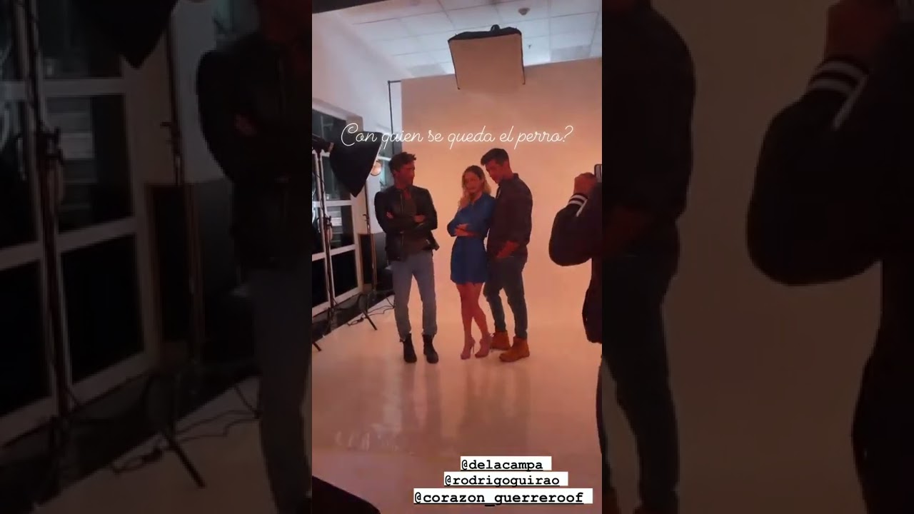 Oka Giner, Rodrigo Guirao y Crhistian de la Campa en #coraz&oacute;nguerrero