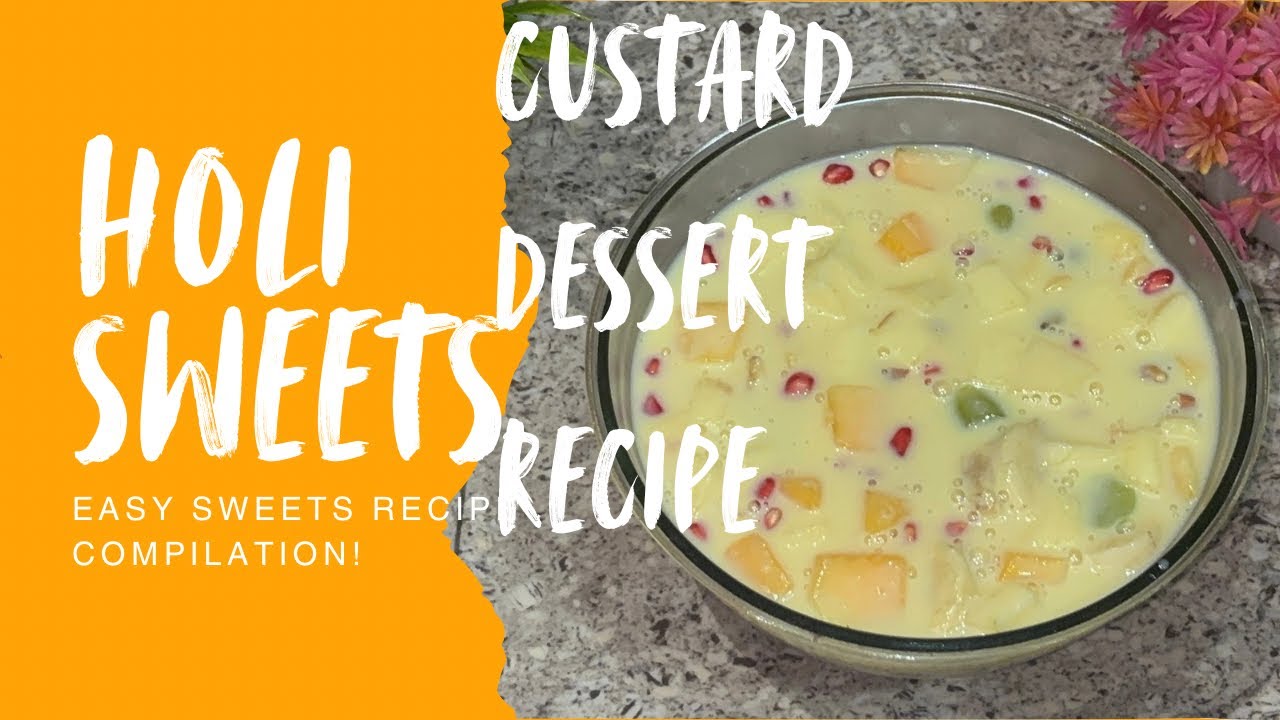Holi par banaye Fruit custard dessert bahut kam samay me healthy or testy 😋🤗