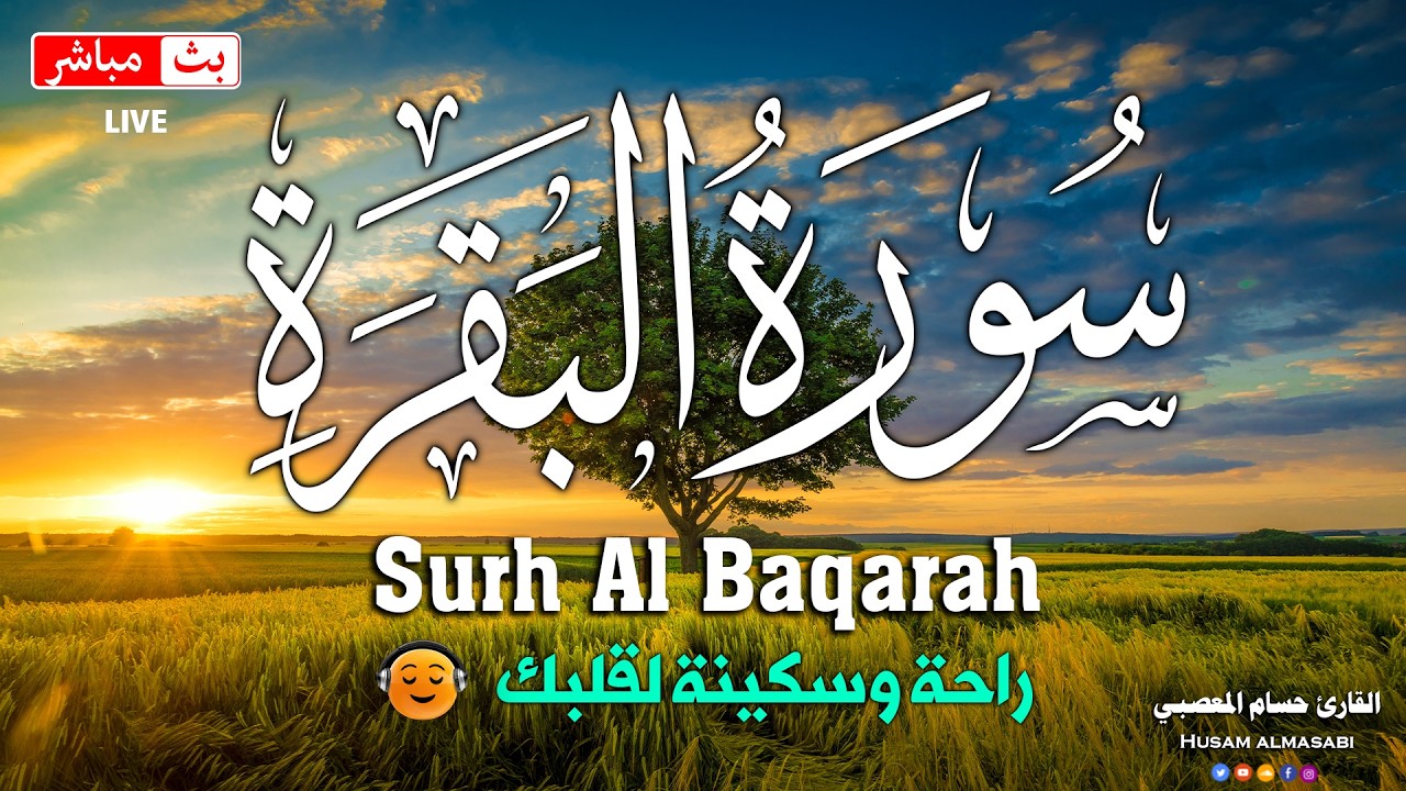 سورة البقره كامله HD قرآن كريم بصوت جميل لتحصين المنزل وجلب البركه-Surah Al- Baqara Quran Recitation