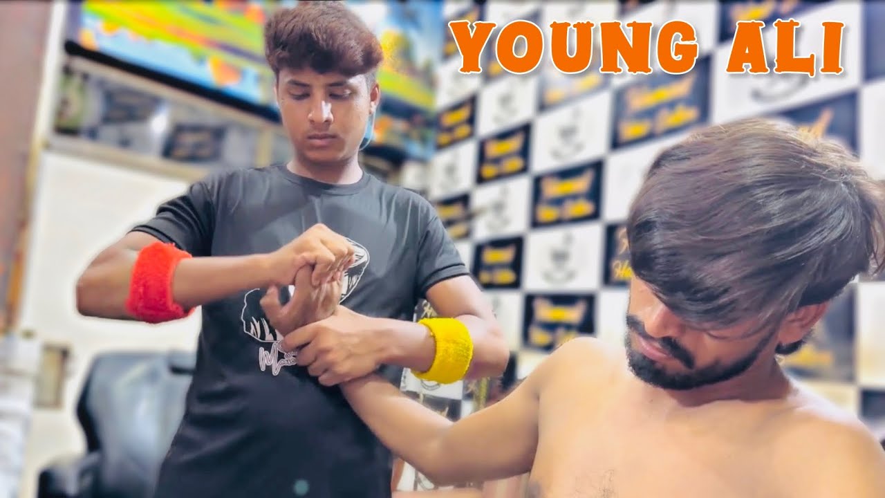 YOUNG ALI WORLD THE GREATEST HEAD & BACK MASSAGE FOR STRESS RELIEF: DEEP SLEEP #asmr #youngali 