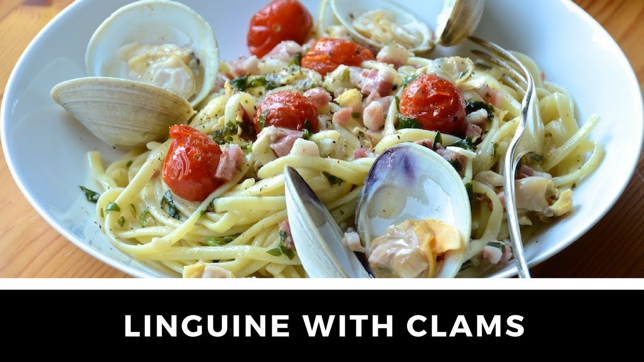 Delicious LINGUINE WITH CLAMS!