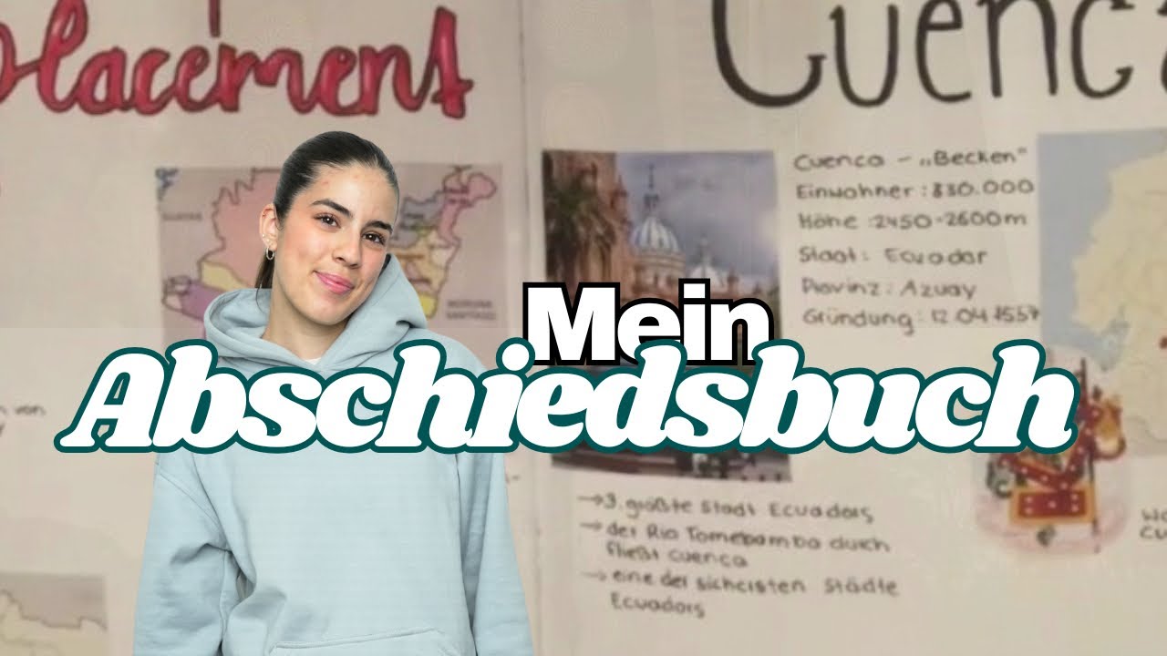 Mein ABSCHIEDSBUCH fürs Auslandsjahr ✈️| X-CHANGE