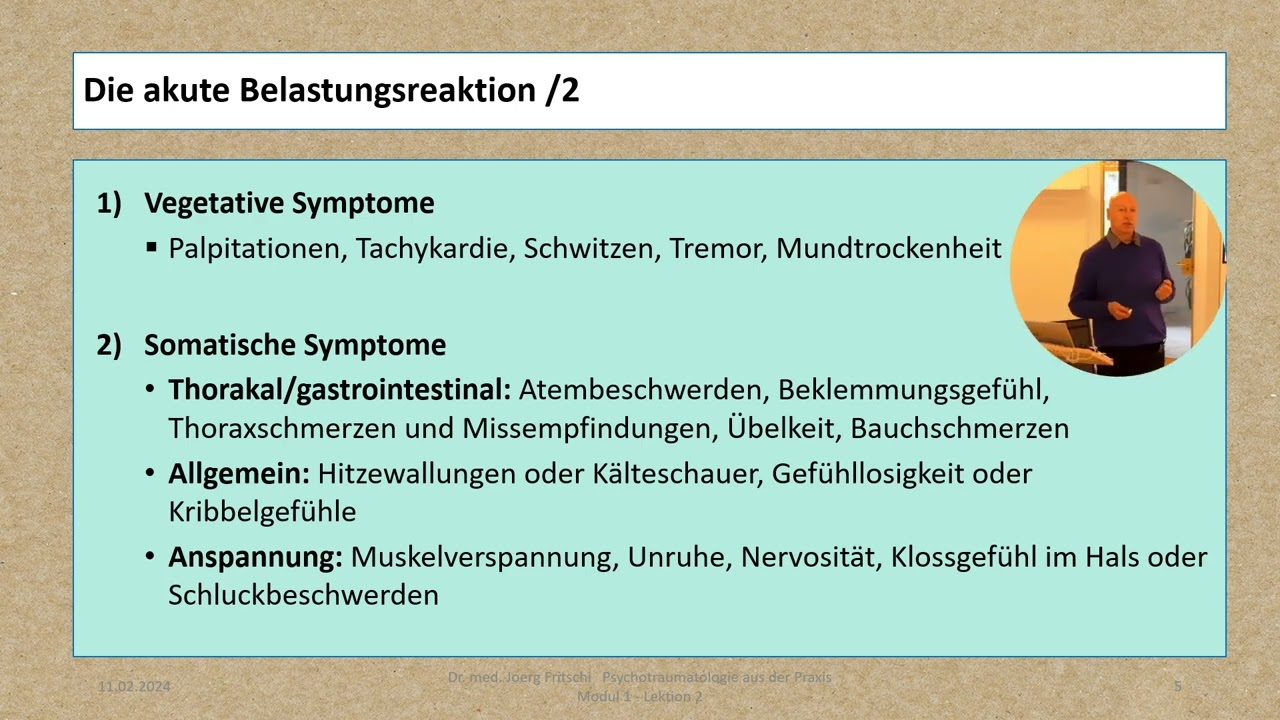 Modul 1 Lektion 2/4: Die PTBS.