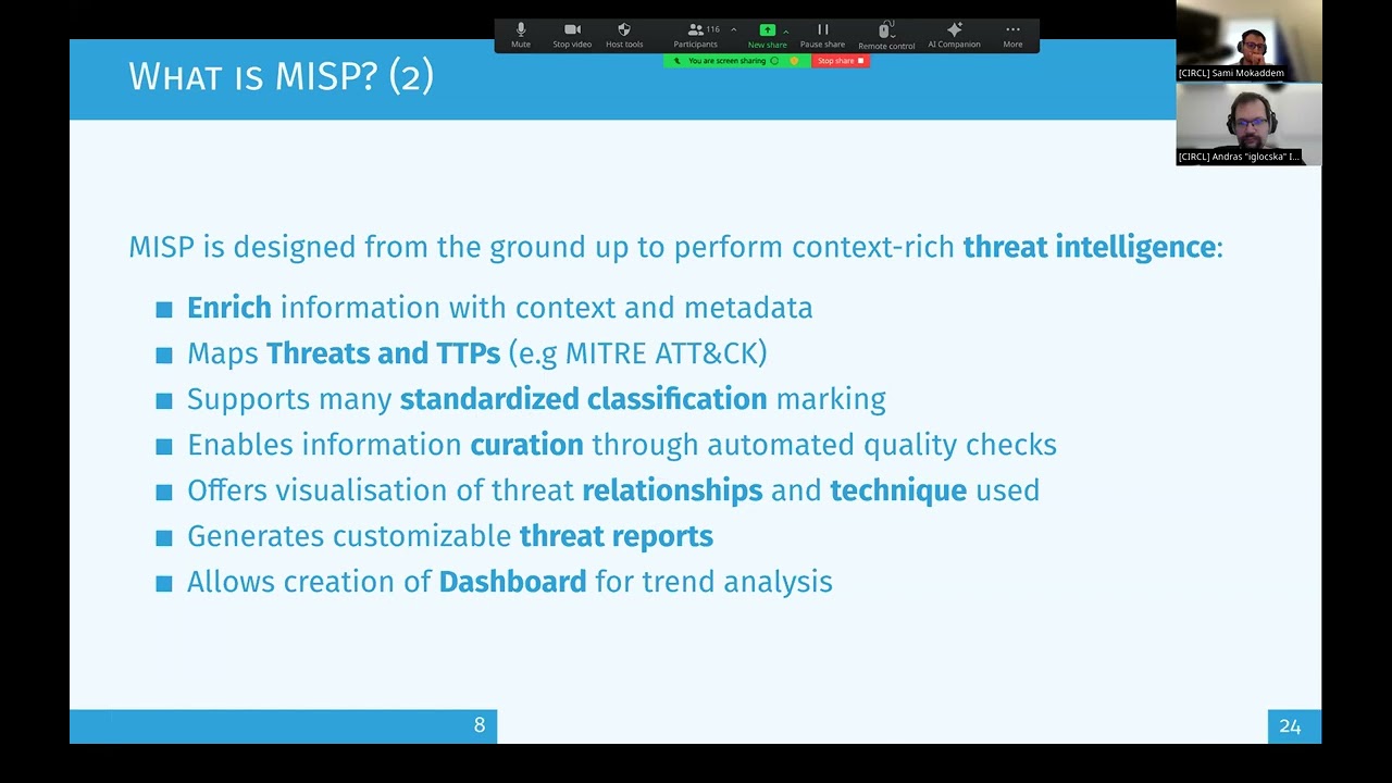 MISP Training - Threat Intelligence Introduction for Analysts and Security Professionals
