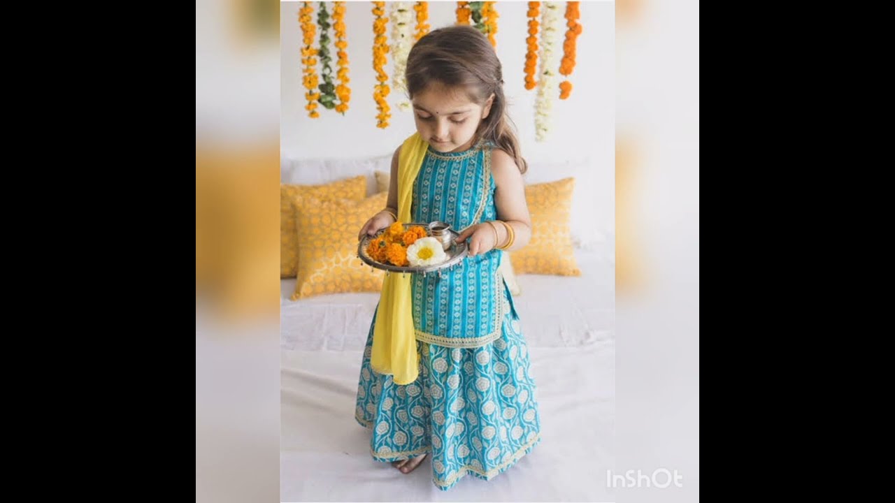 kids plazo kurti latest dress design/baby girl dresses A1