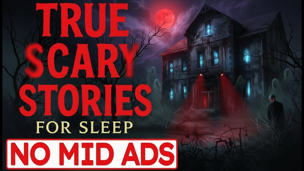 NO ADS 🔴 2 HOURS of TRUE Scary Stories for Sleep | Gentle Rain Sounds | Black screen | Ep. 08