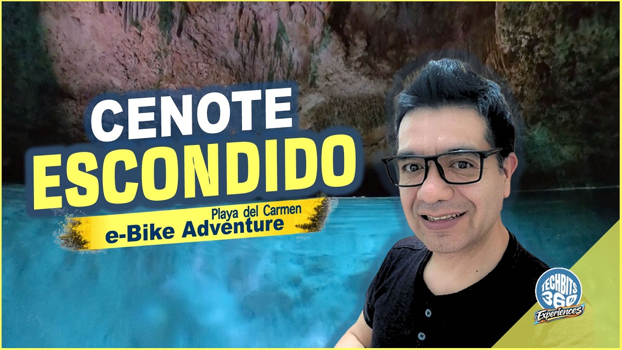 🚴‍♂️ Descubrimos un CENOTE ESCONDIDO en Playa del Carmen | Aventura en e-Bike