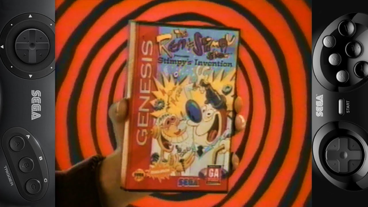 Ren & Stimpy: Stimpy’s Invention (Sega Genesis\Commercial) Full HD
