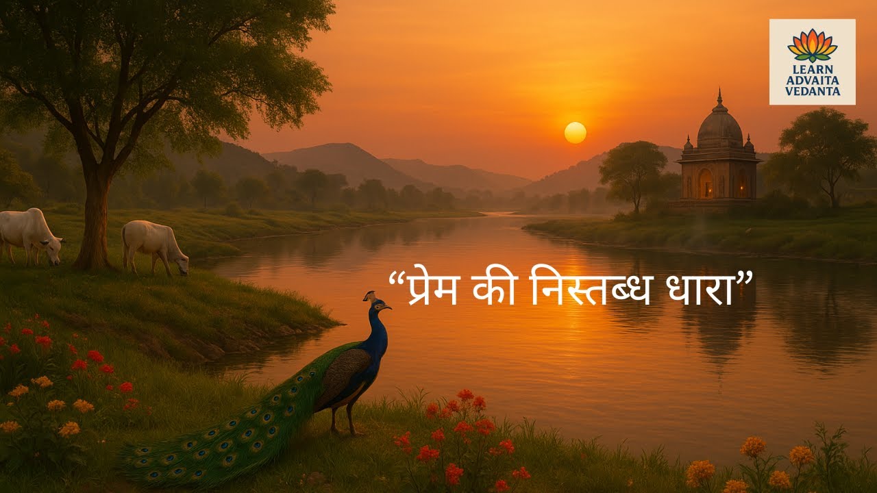 “प्रेम की निस्तब्ध धारा” |    #krishnaprem #krishnabhakti #krishnalove