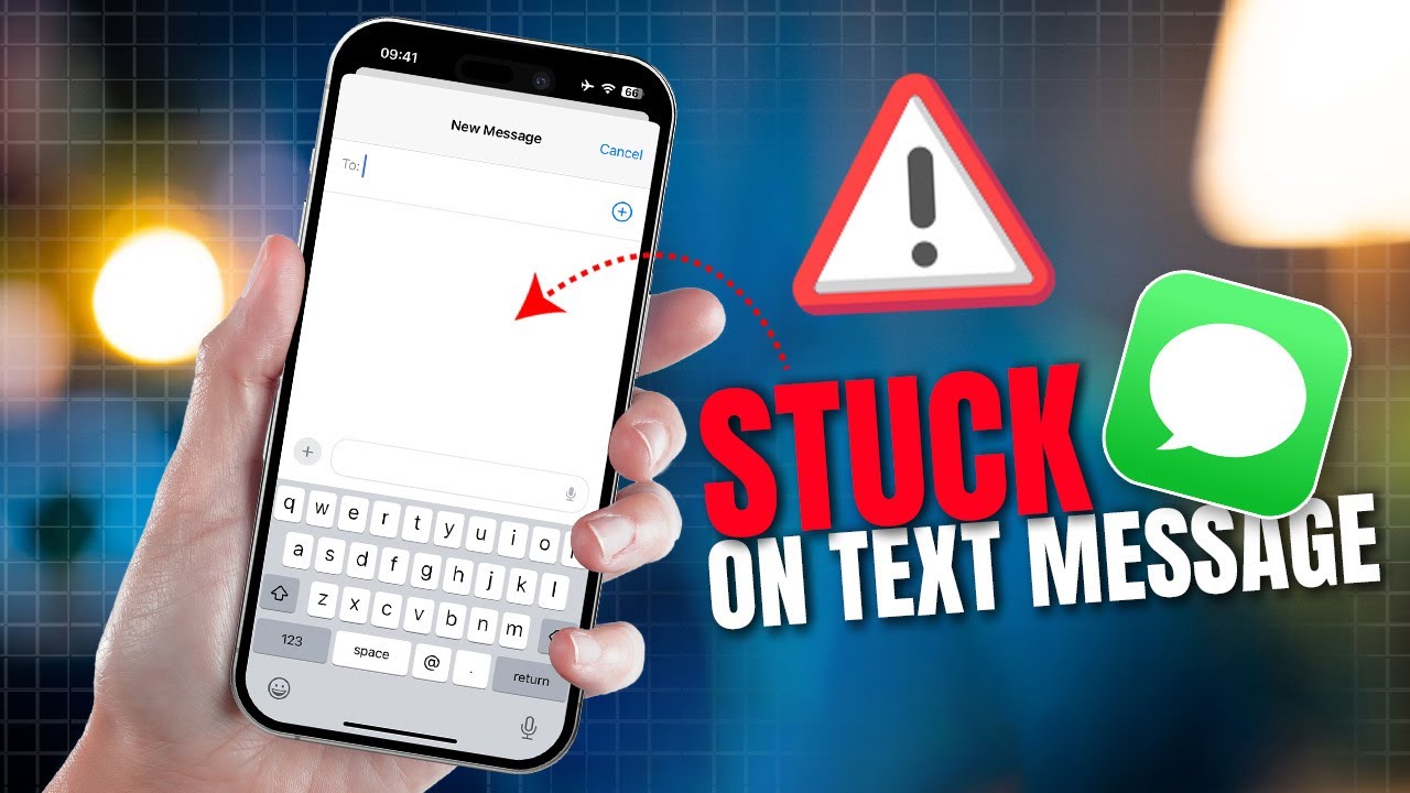 How to Fix iPhone Stuck on Text Message Screen | Solve Unresponsive Text Message Issue on iOS 18