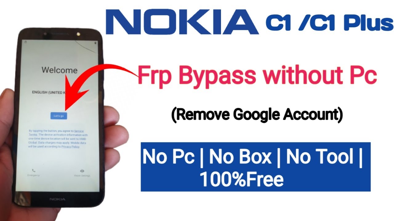 Nokia C1 Plus FRP Bypass Without PC | Google Account Remove | Easy Method