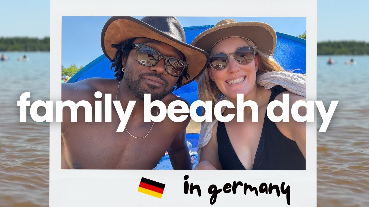 Beach Day in Germany  - Silbersee 🇩🇪 - Family Travel Vlog