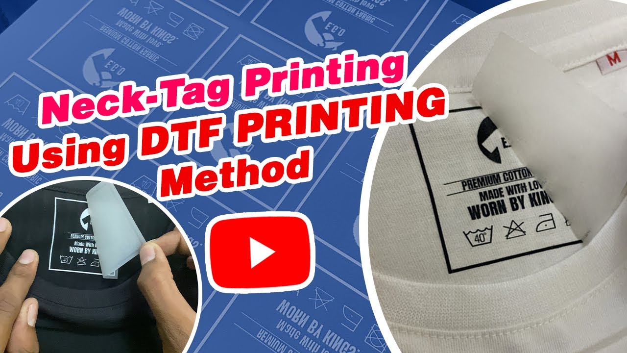 How To Private Label Your T-Shirts By Creating Tagless Labels Using DTF