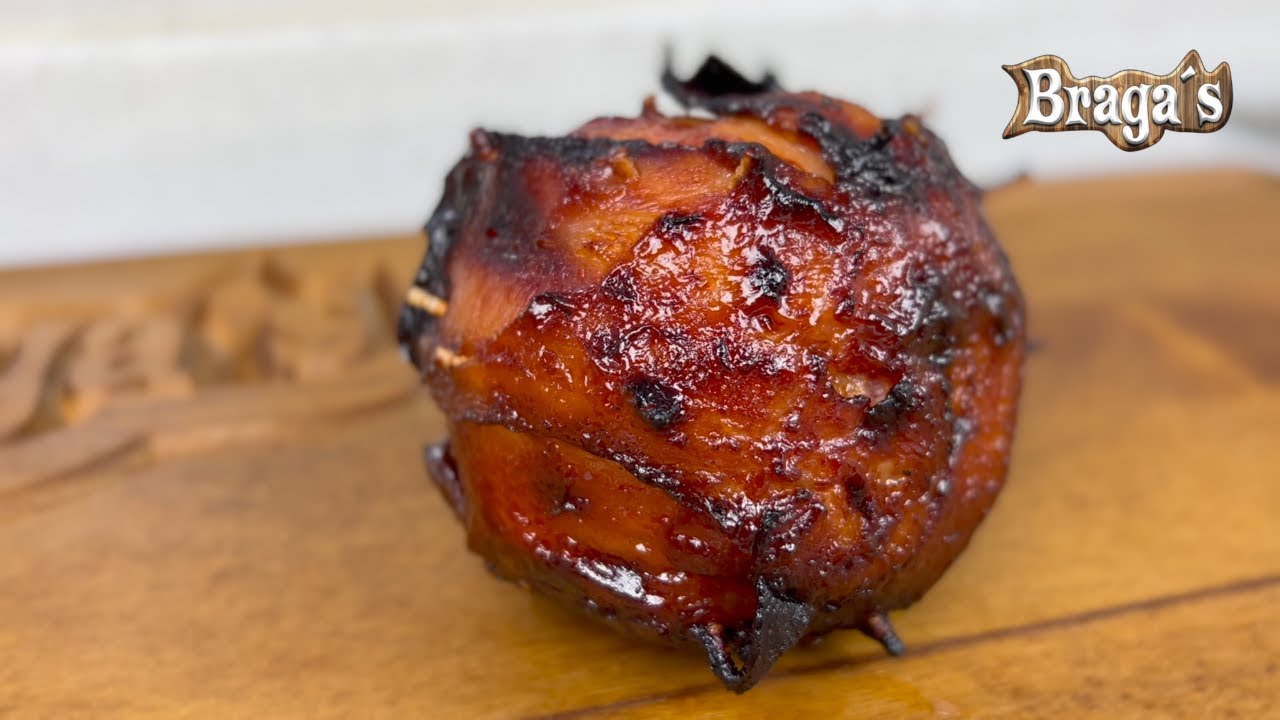 Cebola Recheada com  Linguiça e Bacon - Linguiças Braga's