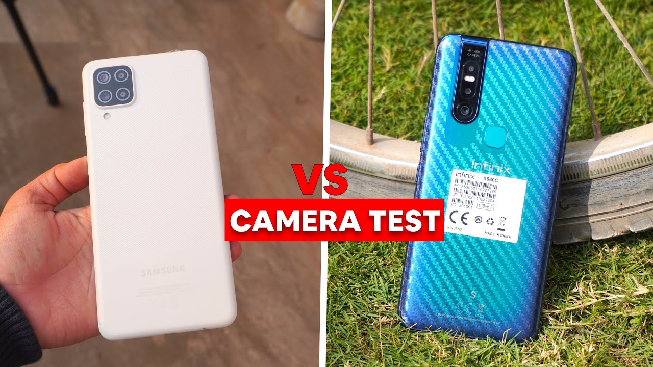 Samsung Galaxy A12 VS Infinix S5 Pro Camera Test Comparison