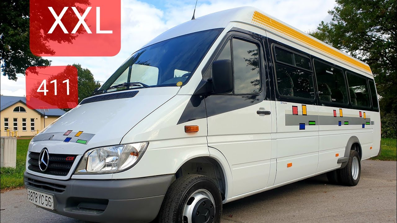 Mercedes Sprinter 411 Cdi 23 PAX Long XXL Autobus 2005