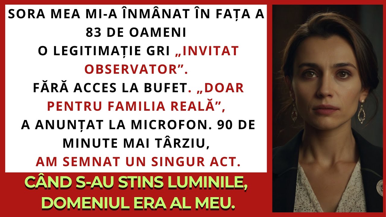 Invitat observator la logodna surorii mele, am ajuns proprietara domeniului