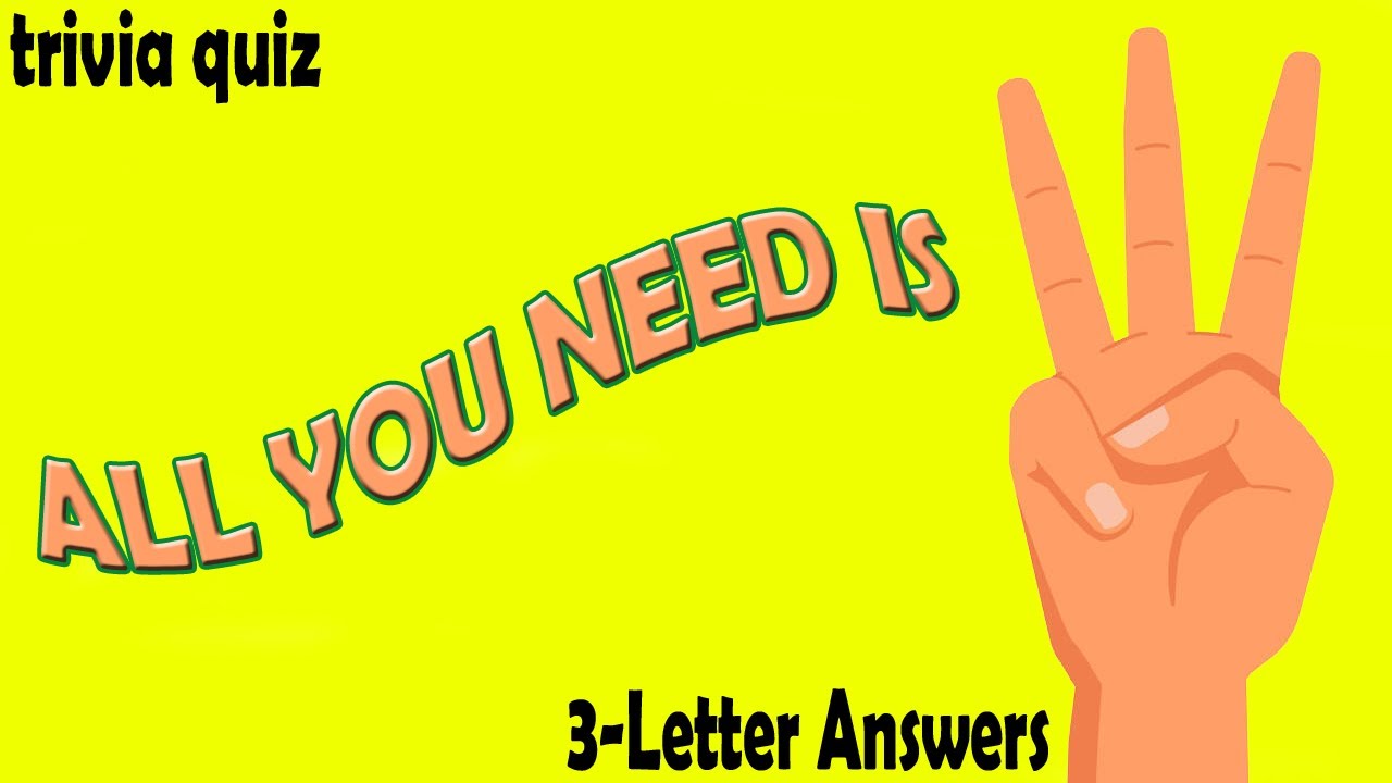 All You Need Is Three - 21 Trivia Quiz Questions With 3-Letter Answers (ROAD TRIpVIA- Episode 1415)