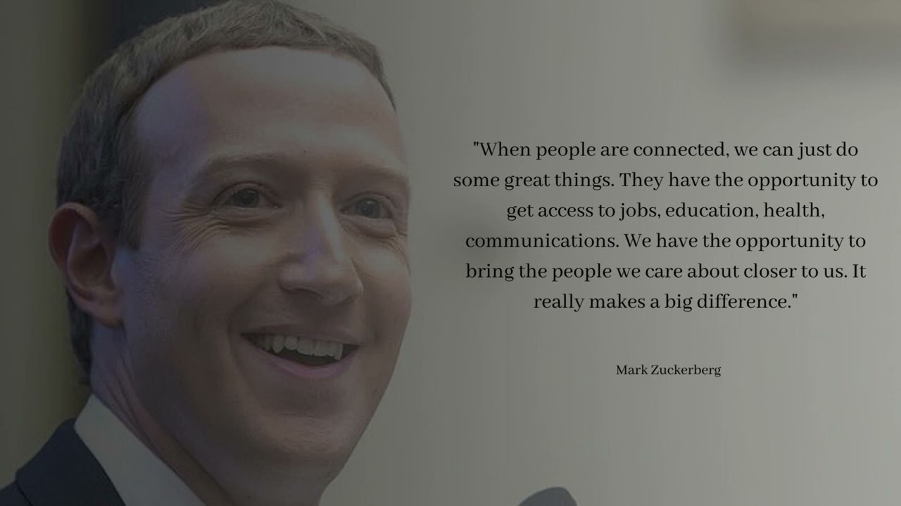 Mark Zuckerberg | Quotes
