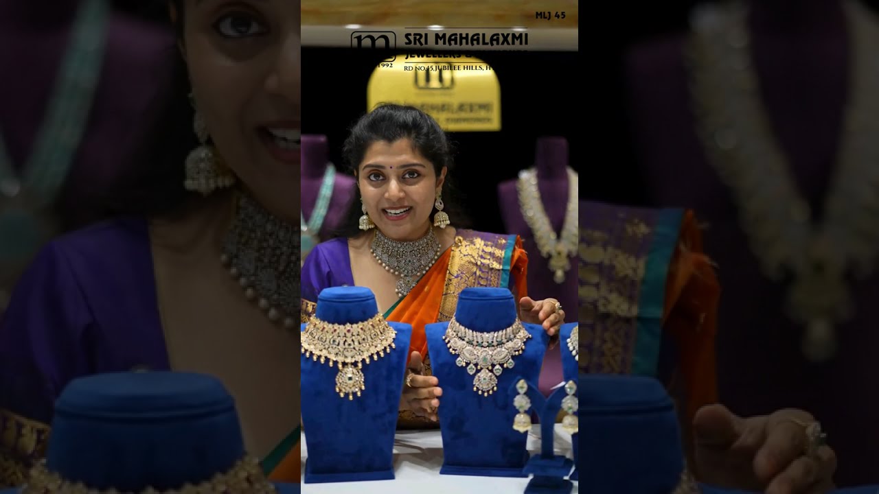 Sri Mahalaxmi Jewellers & Diamonds Hyderabad | IGI Certified Diamond Chokers for Brides 💎 MLJ-45