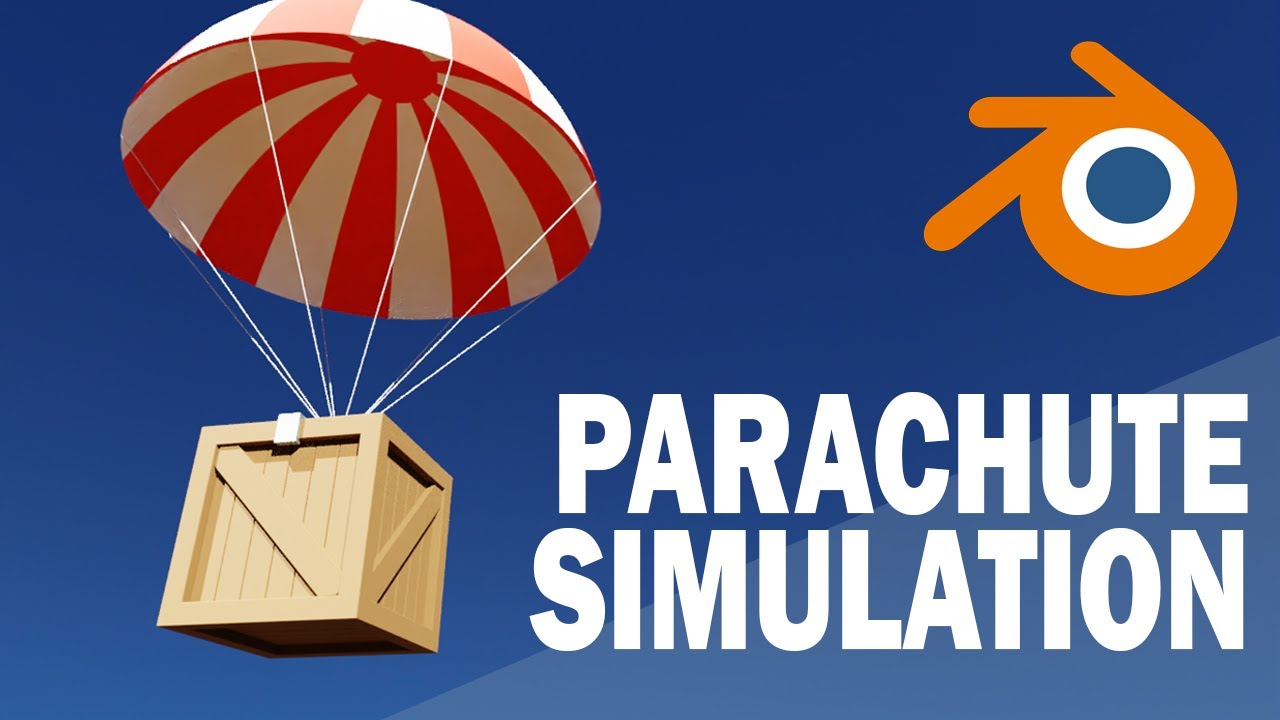 Parachute Simulation in Blender 3D