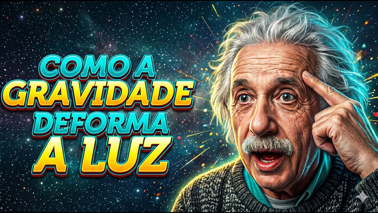 A GRAVIDADE e a trajetória da LUZ de Albert Einstein