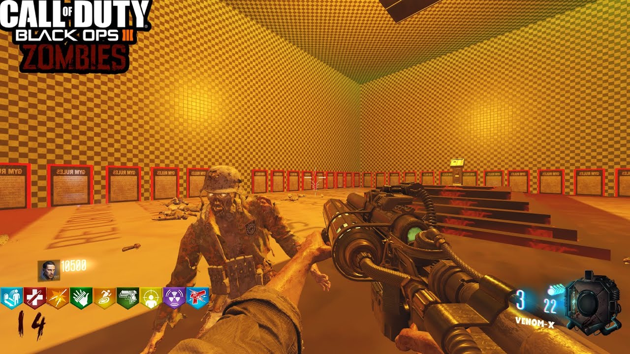EL RETO DE LAS 100 PUERTAS CON PARKOUR CUSTOM ZOMBIES BUSCANDO EL FINAL | BLACK OPS 3 ZOMBIES