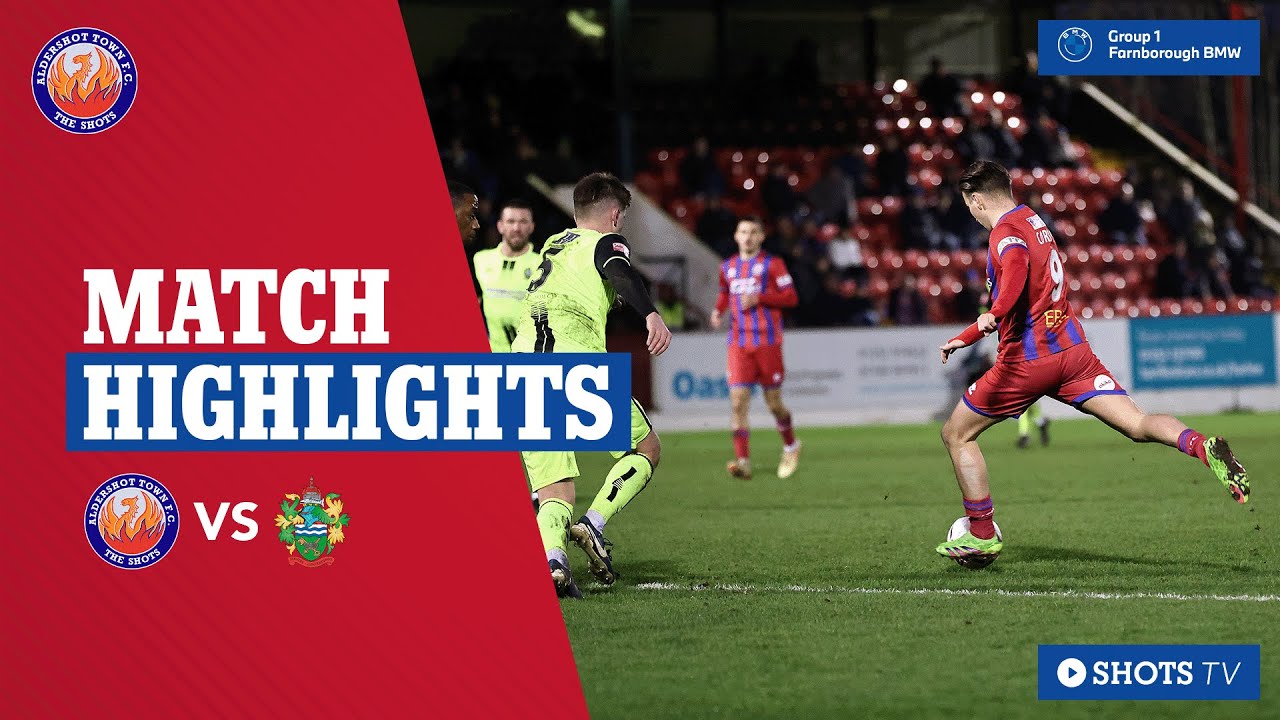 MATCH HIGHLIGHTS: Chertsey Town (H)
