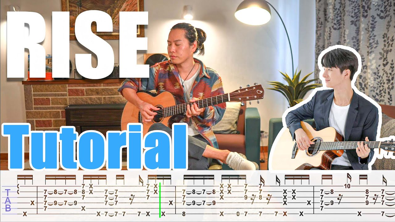 Rise - Sungha Jung Fingerstyle Guitar Tutorial Guitartime