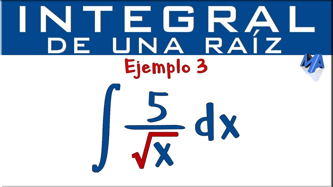 Integral de una raíz | Ejemplo 3 | Raíz en el denominador