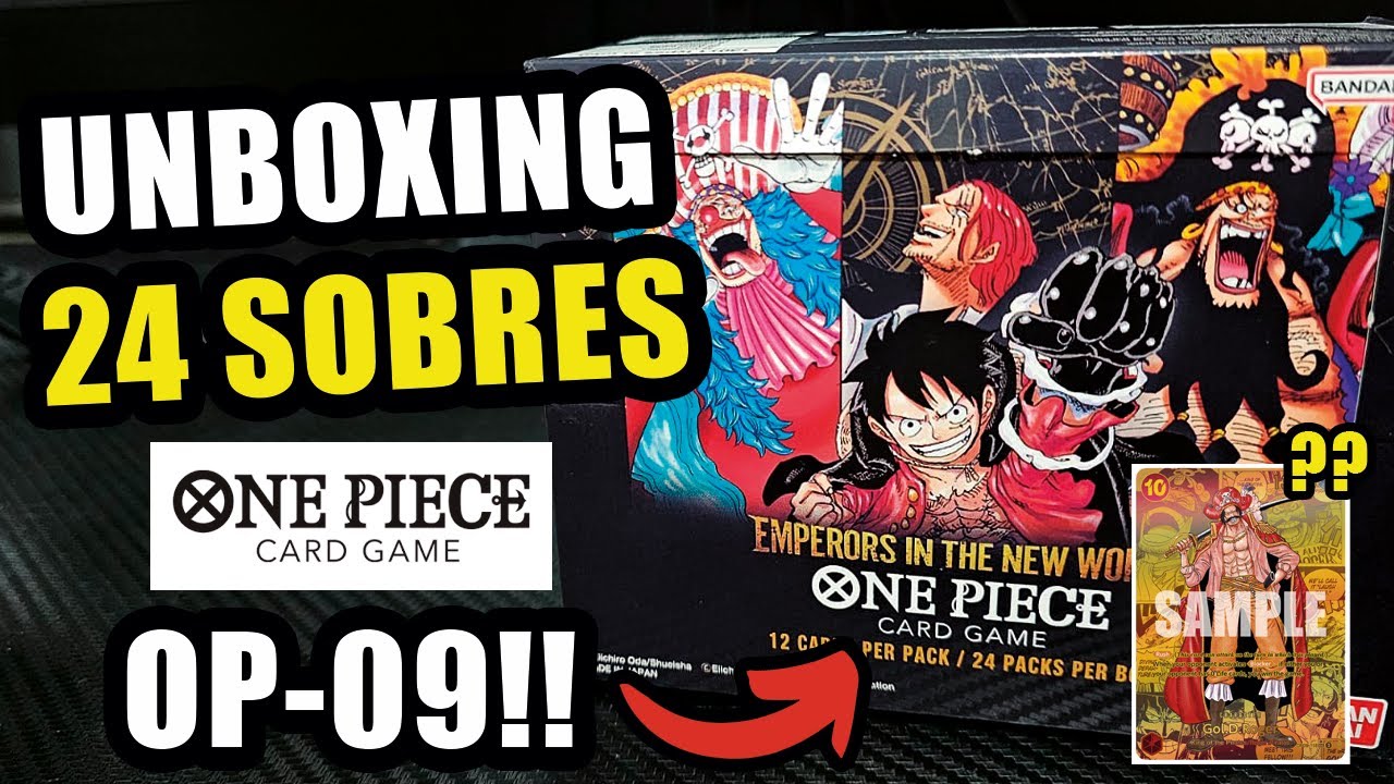 Abriendo 24 sobres de ONE PIECE TCG (OP-09)! 🏴‍☠️