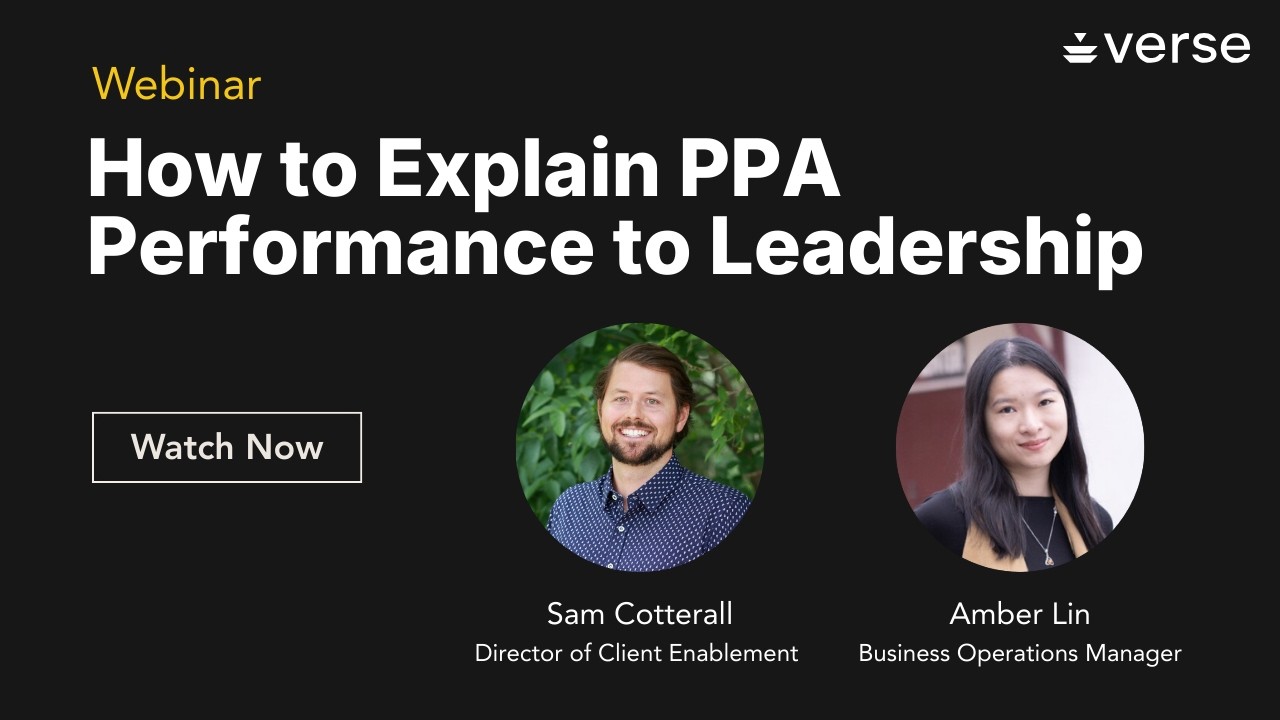 How to Explain PPA Performance to Leadership