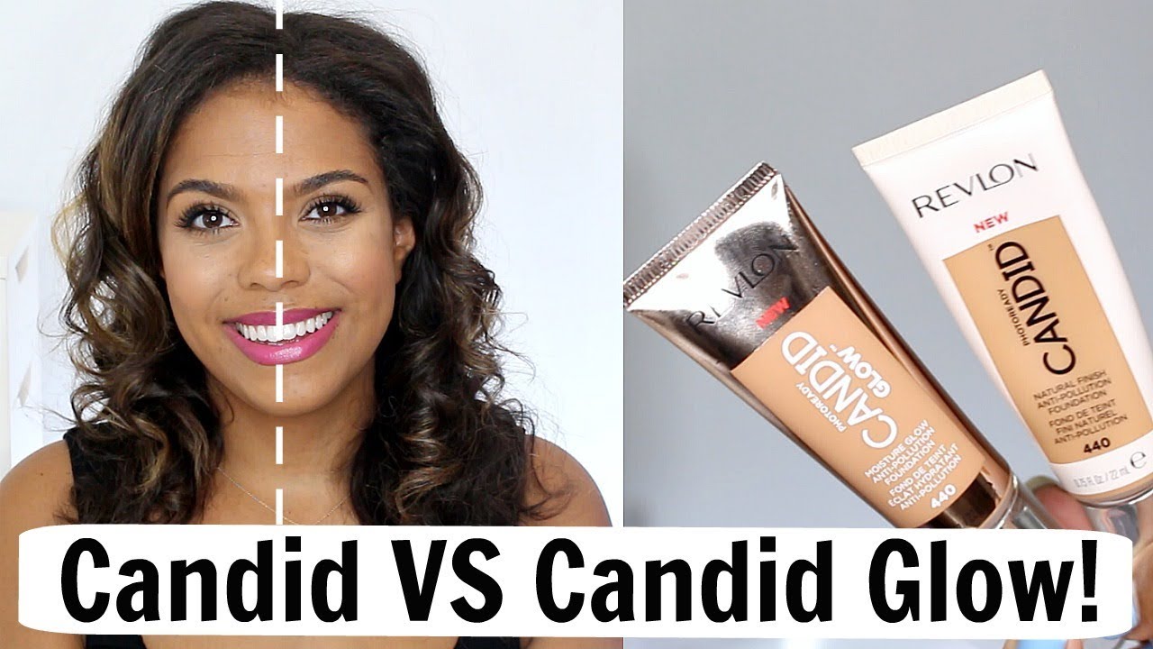 Revlon Candid Glow Foundation Review vs Revlon Candid Foundation - WEAR TEST