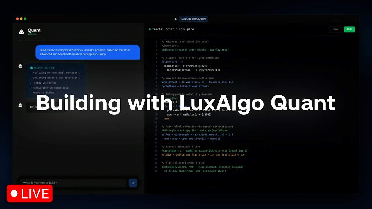 Building Trading Tools w/ Quant