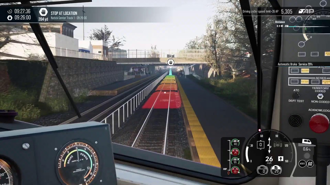 TSW6: MBTA #P509 to Worcester (Part 1 Boston - Natick Center) (Boston - Worcester)