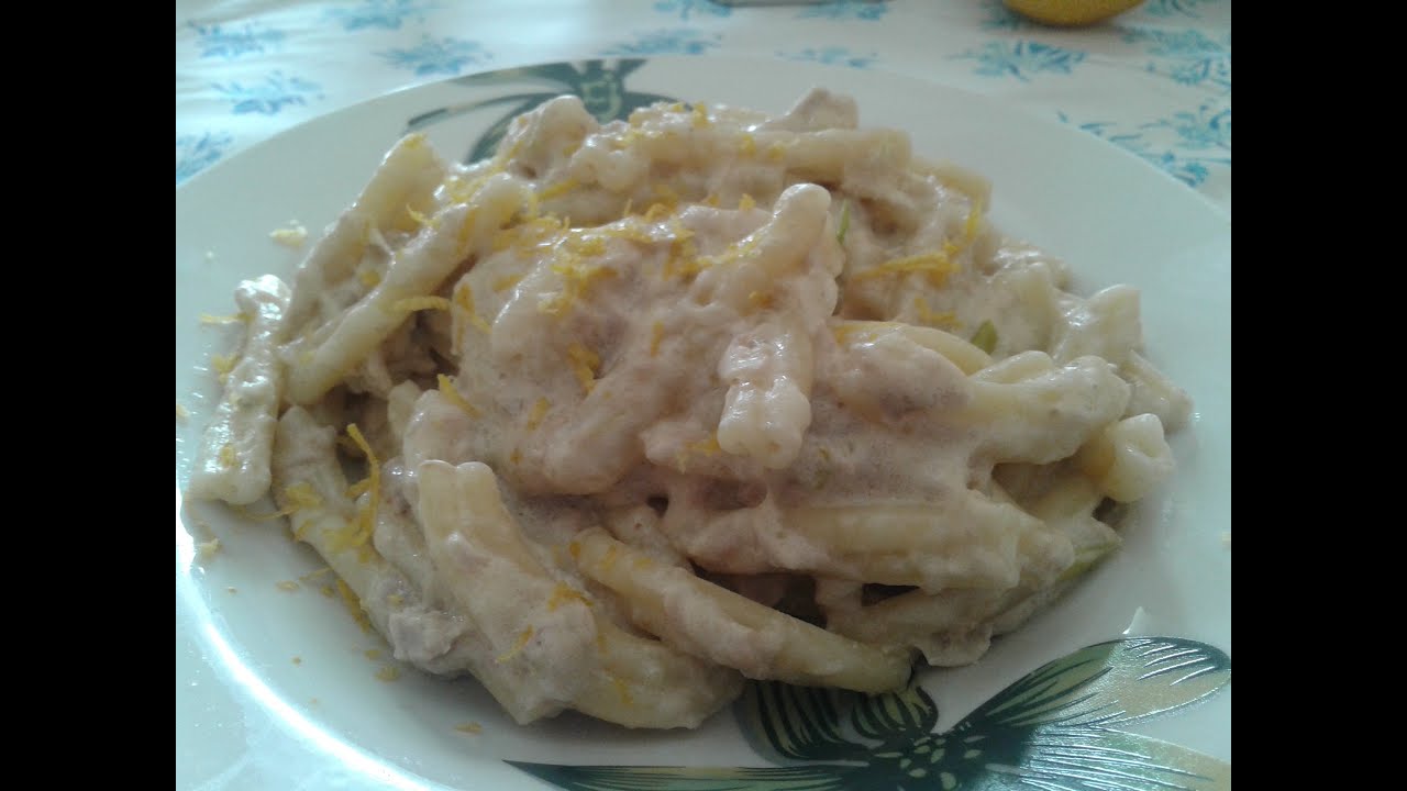 Pasta cremosa al tonno profumata al limone in 2 minuti Facilissima