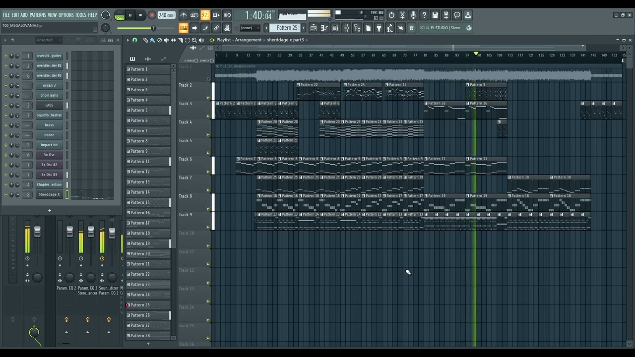 MEGALOVANIA (FLStudio Recreation)(complete!!)