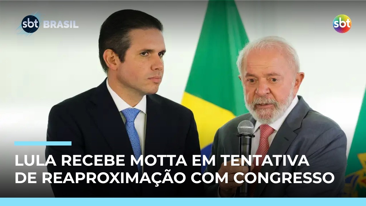 Lula recebe Hugo Motta em jantar em tentativa de reaproximação com Congresso | #SBTBrasil