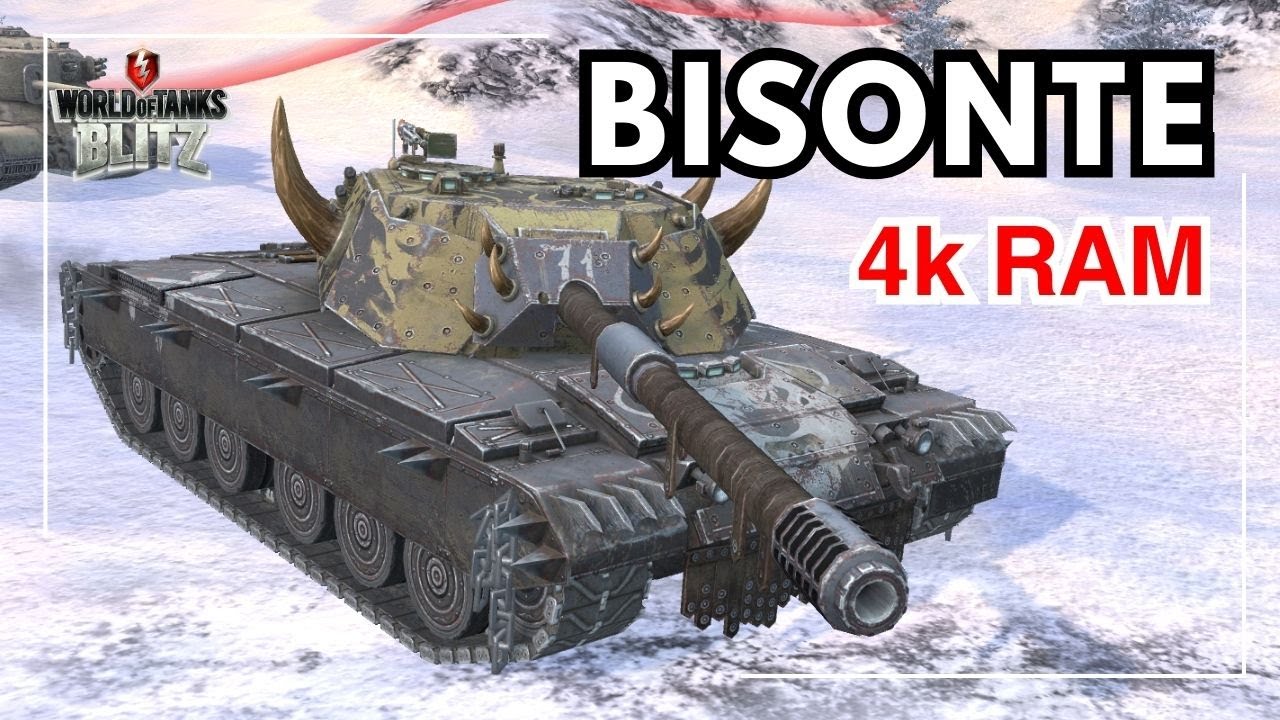 [Mad Games] Bisonte Unbreakable 1 Ram 1 kill 6,000 Damage &bull; WOT Blitz &bull;