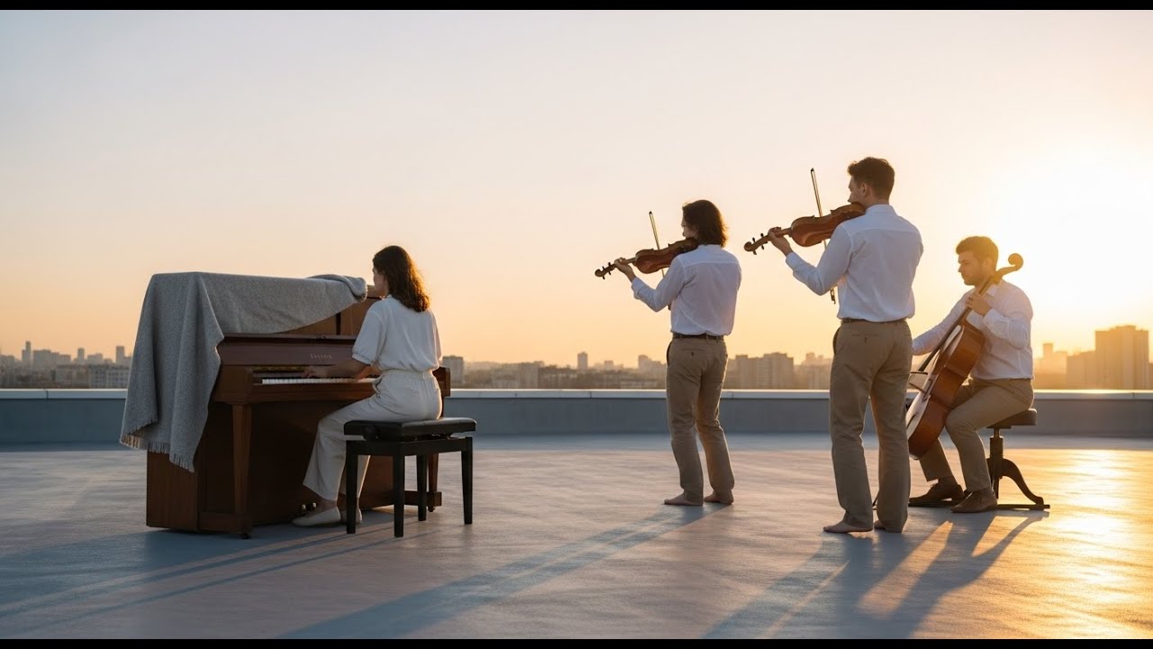 Melod&iacute;as de piano y cuerdas para un tiempo de calma profunda y tranquilidad serena