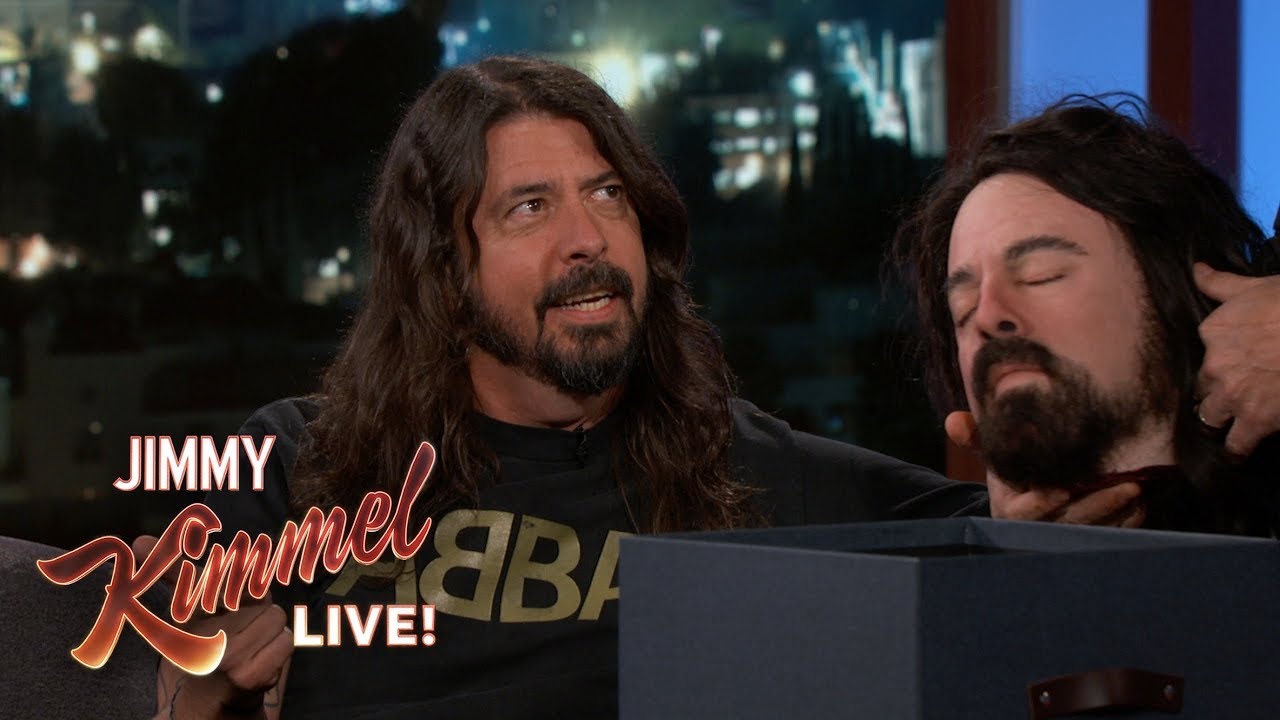 Dave Grohl Gives Jimmy Kimmel a Very Disturbing Gift