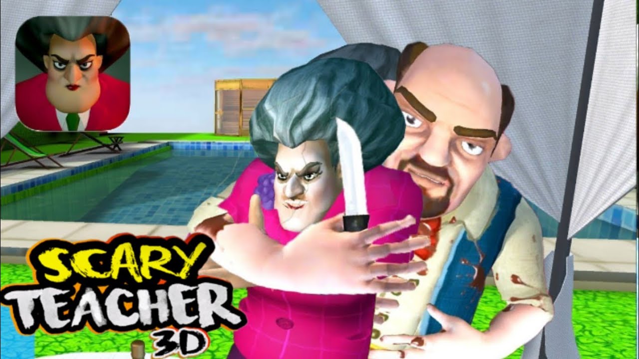 Scary teacher 3D - STRANGER ❤️💘 PRANK 🎉🥳 new chapter - new update gameplay 