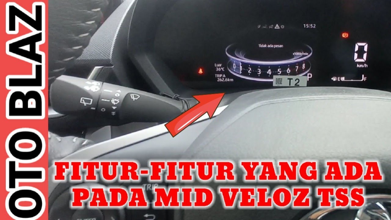 CARA PENGATURAN FITUR - FITUR DI MID TOYOTA VELOZ TSS