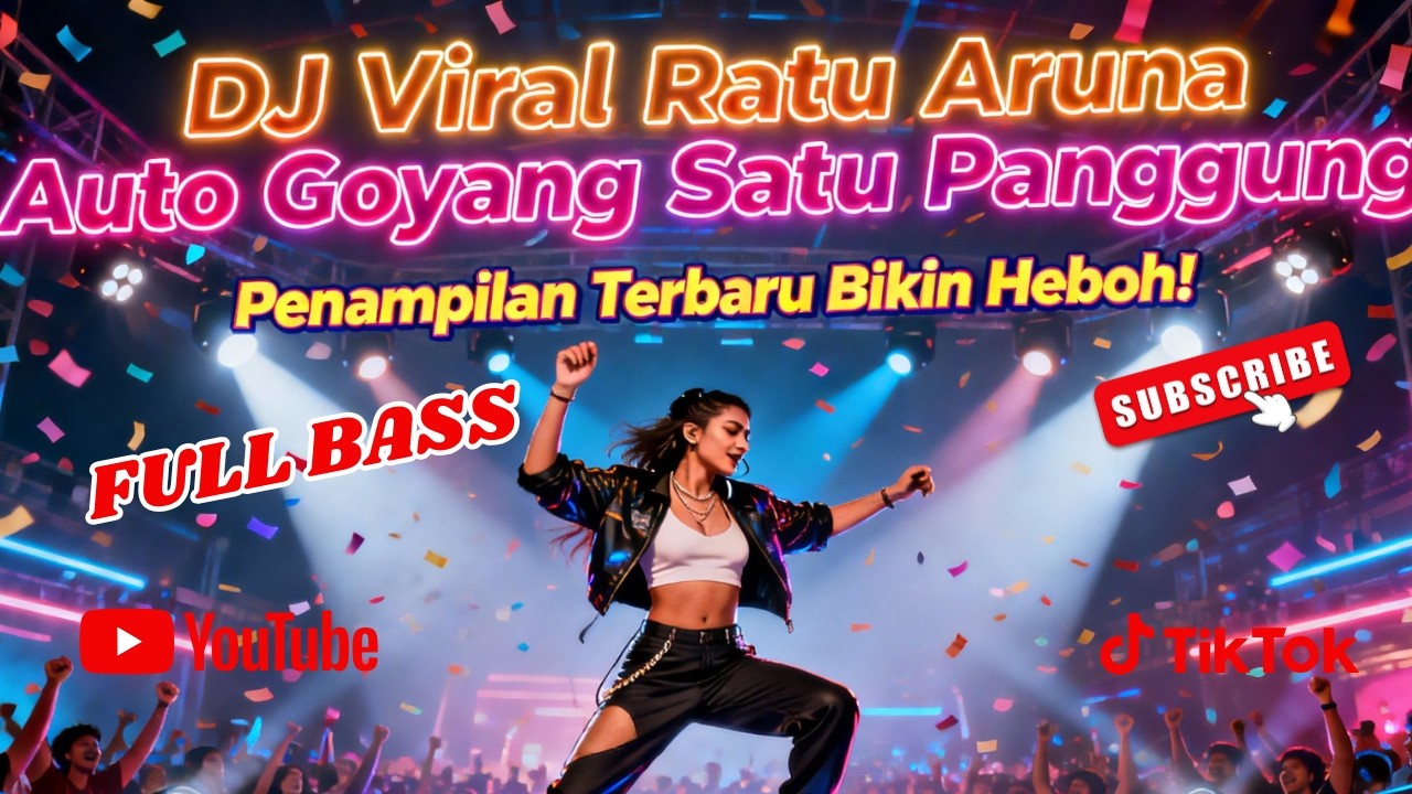 DJ Viral Ratu Aruna Auto Goyang Satu Panggung || Penampilan Terbaru Bikin Heboh!